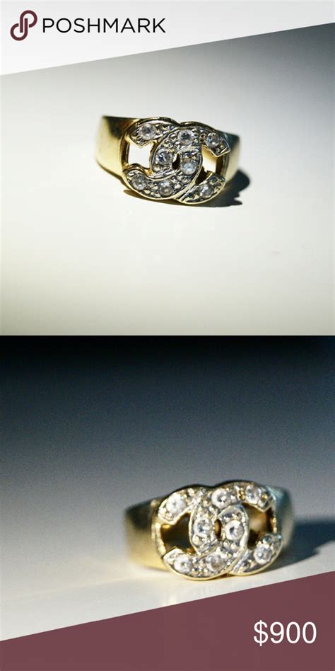 1mm band blue chanel logo|chanel rings authenticity.